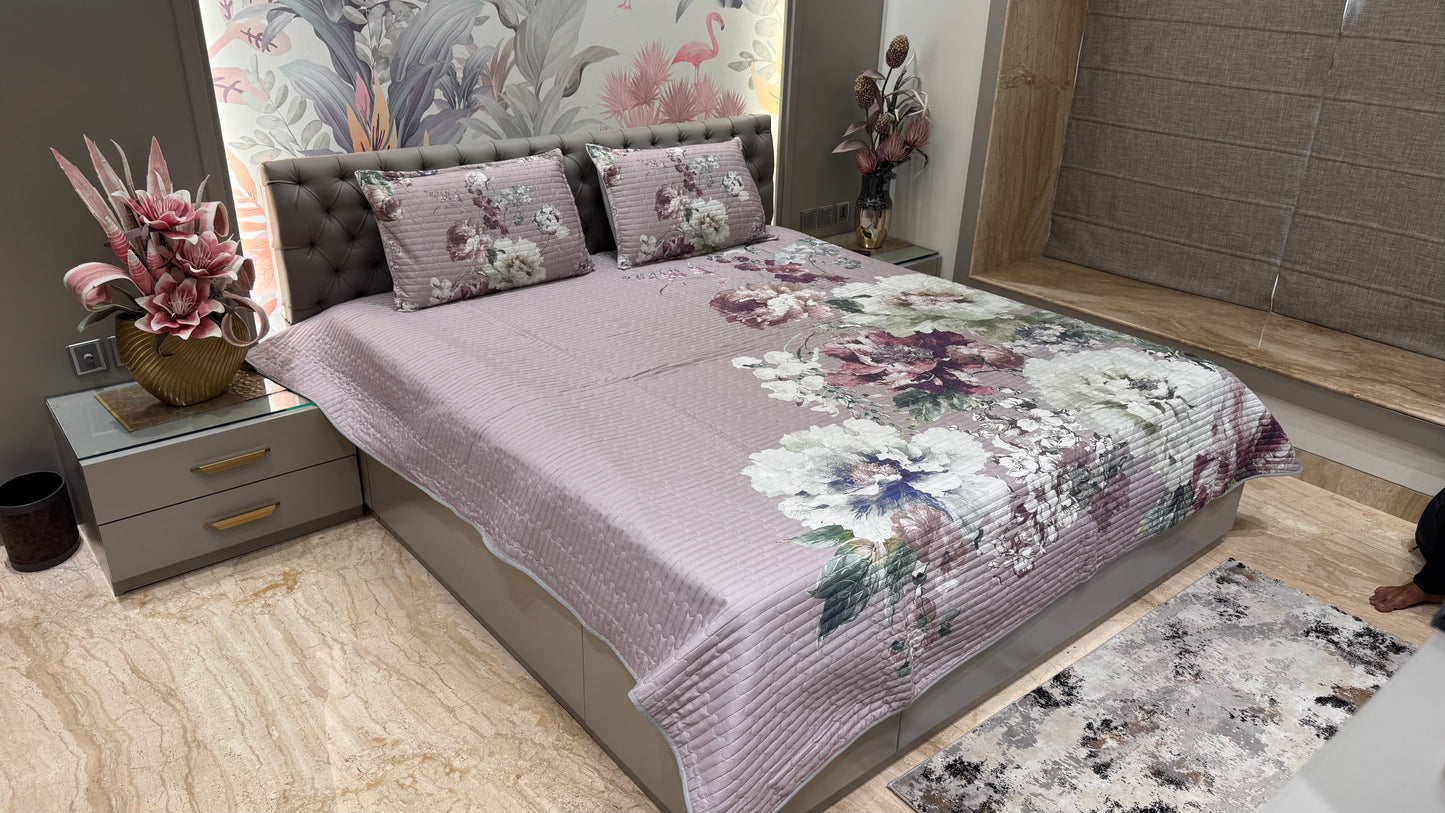 Sober Elegant Wine Digital Bedcover