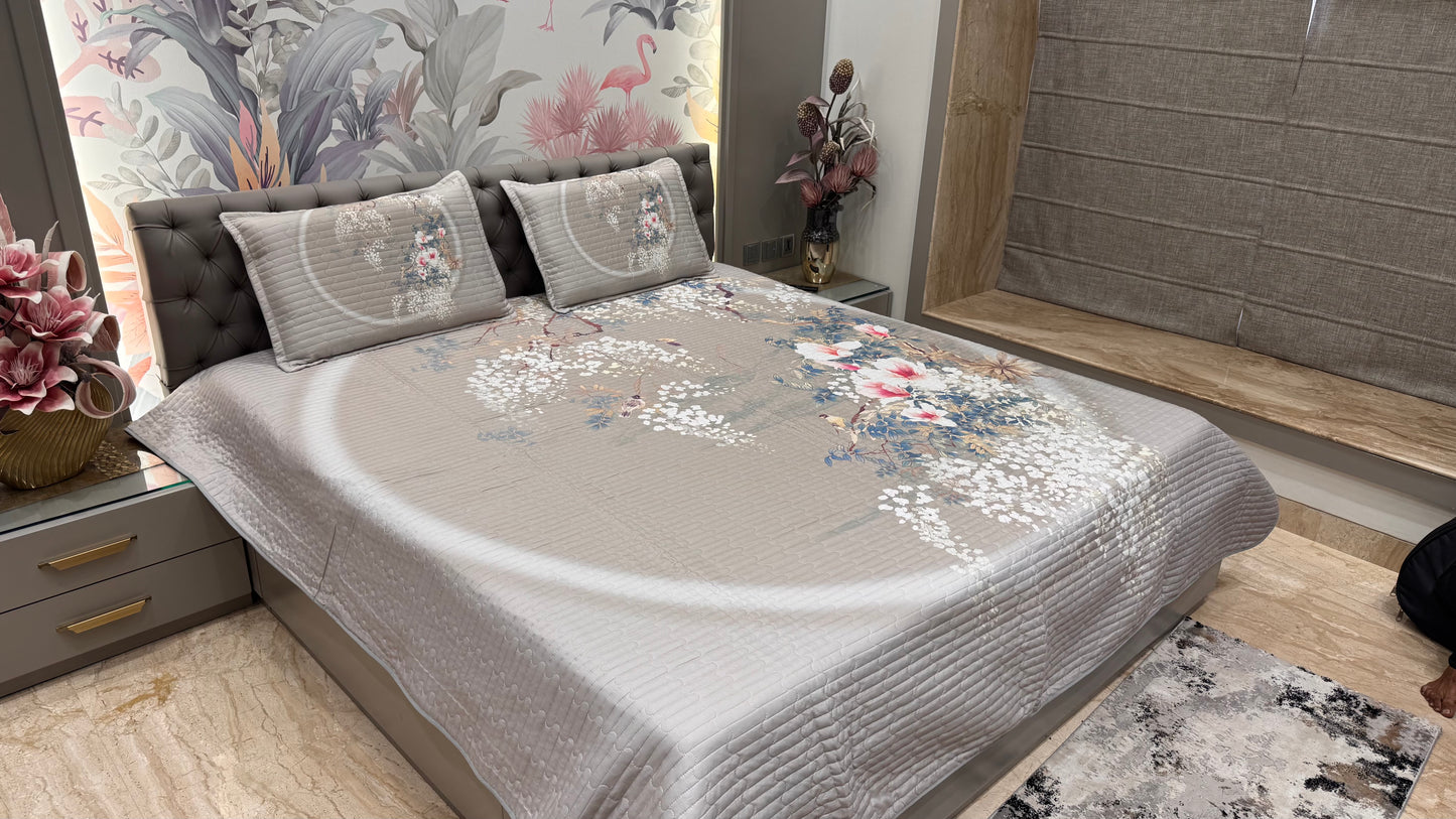 Beautiful Elegant Brown Digital Bedcover