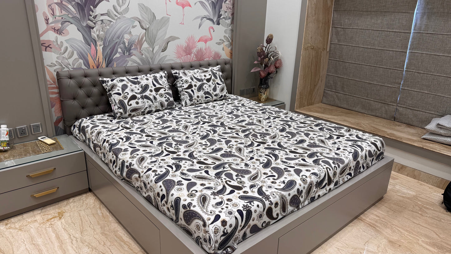 Karry Print Pure Cotton Bedsheet