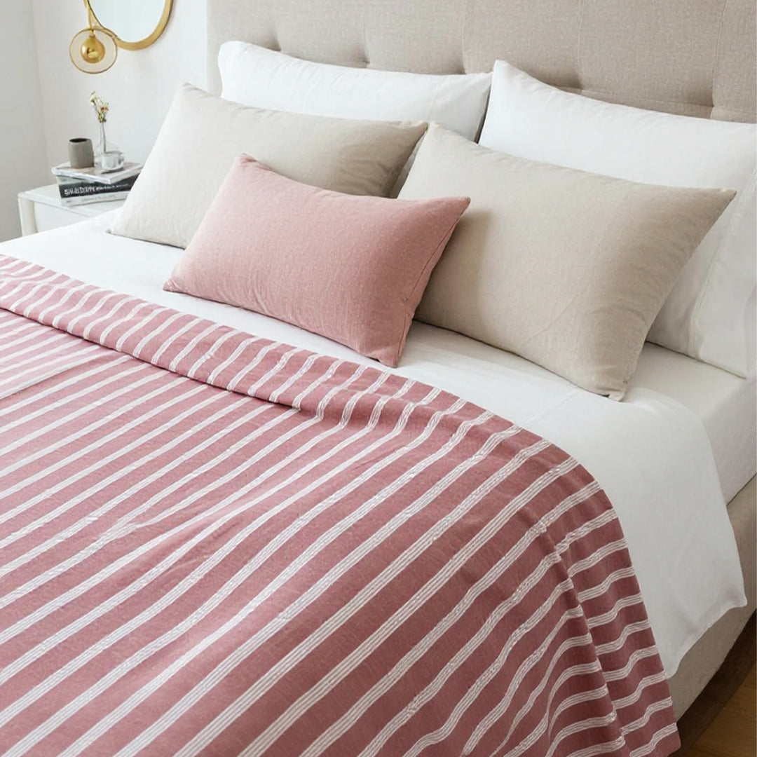 Breathable Cotton Striped AC Dohar