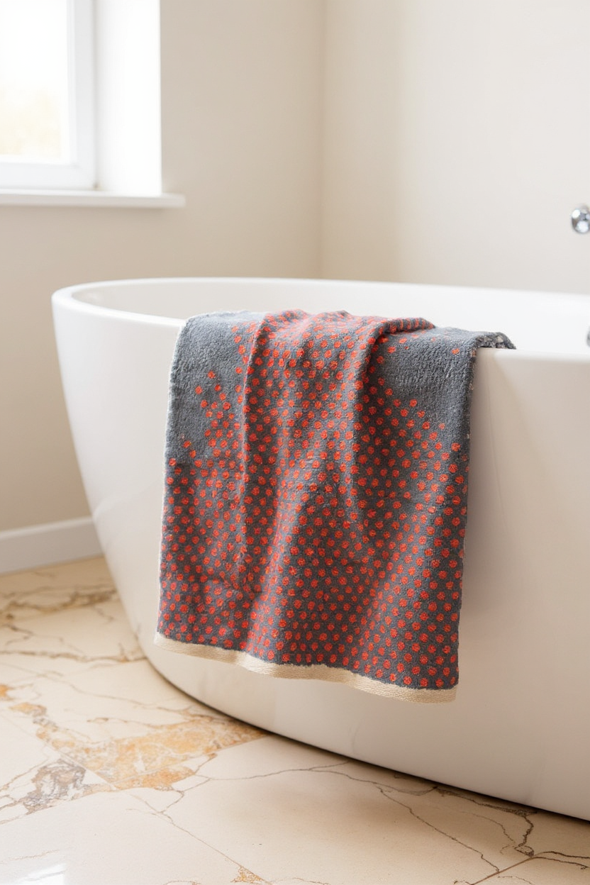 Imported Polka Dot Soft Quick Drying Towel