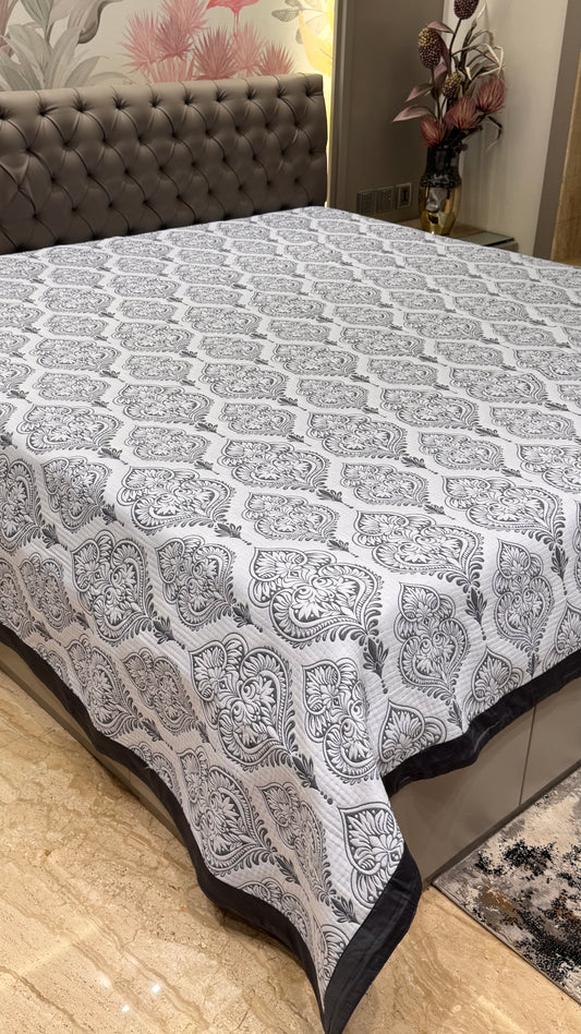 Geometrical Jacquard Pure Cotton Only Bedcover