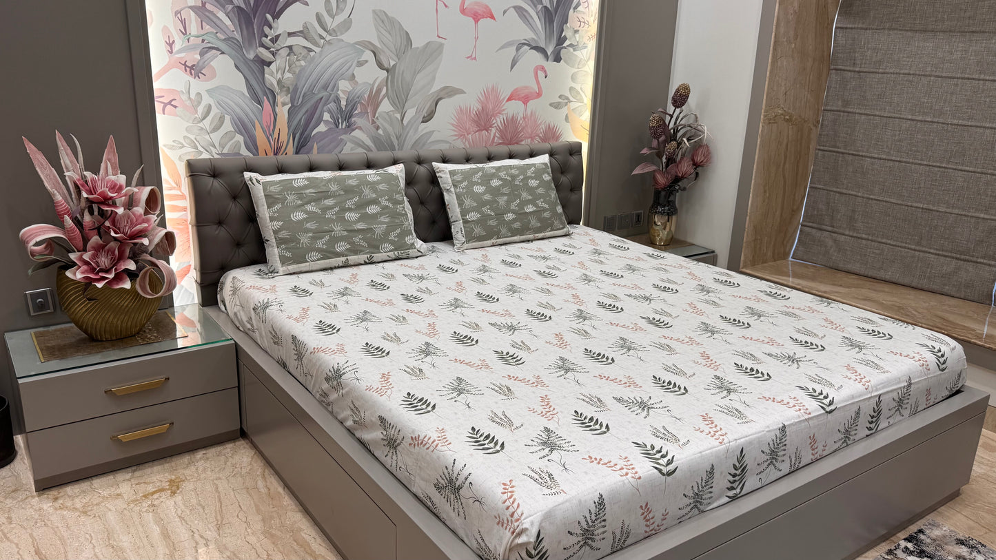 Pure Cotton Day- to- Day Use Bedhseet Printed