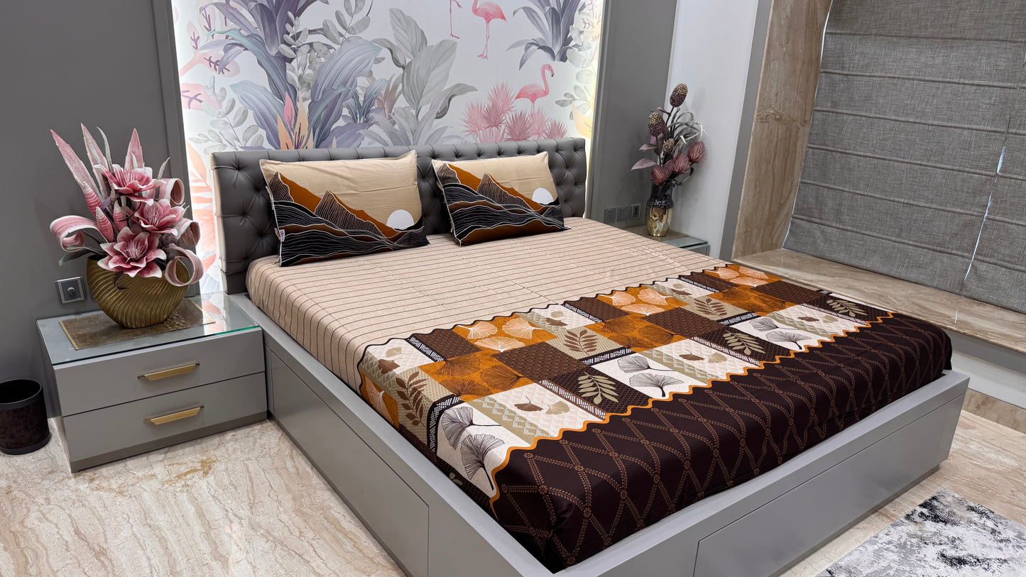 Procession Print Regular Print Bedsheet