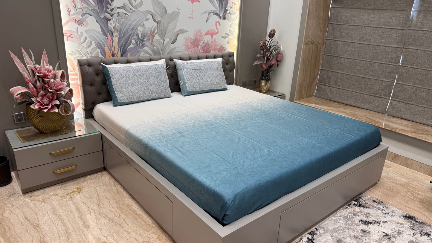 Shahded Pure Cotton Bedsheet King Size