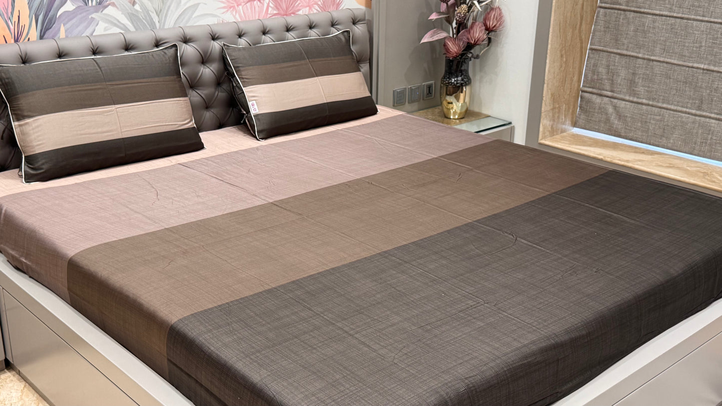 Exclusive Stripe Printed Pure Cottton Bedsheet