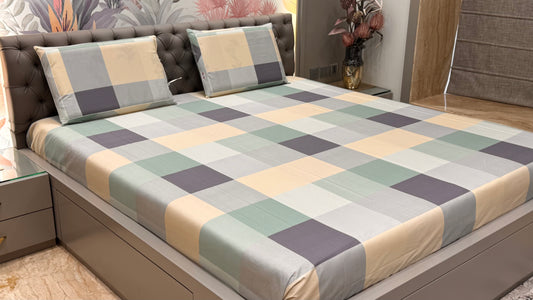 Imported Breathable Cotton Checks King Size