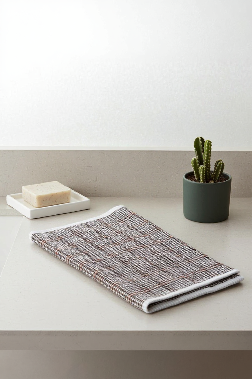 Soft Imported Quick Drying Towel- Brown and Orange Colour (Pack of 2)